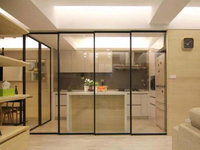 Закаленное стекло для кухонных перегородок